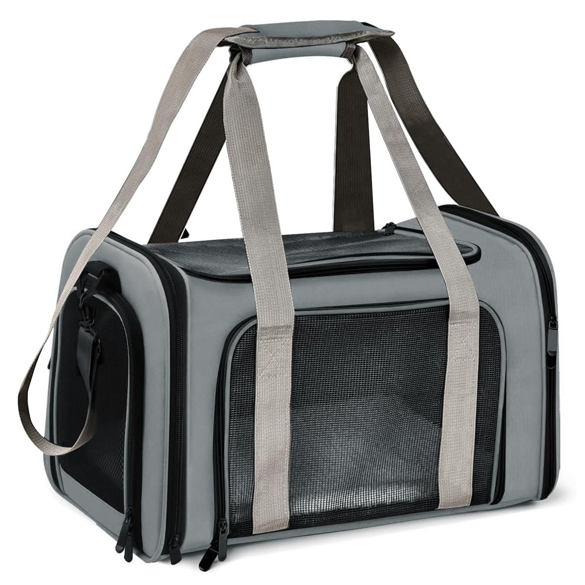 Bolsa Transporte Pet Ventilação em 4 lados 42 * 26 * 27 cm Não Se Deforma